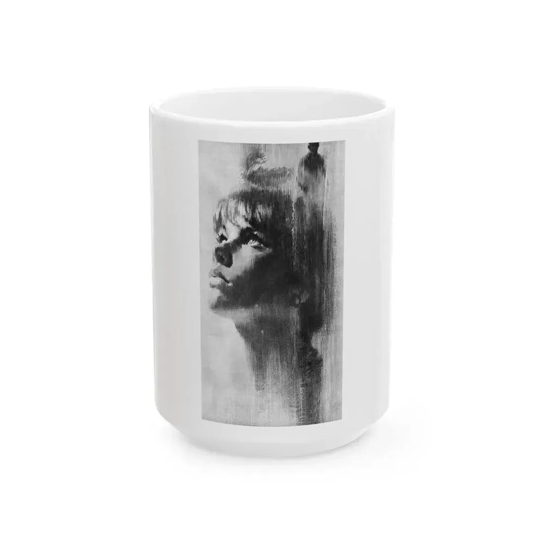 Footsteps in the Dark by Margaret Blake, Woman magazine, 1966 - White Coffee Mug 15oz - Go Mug Yourself