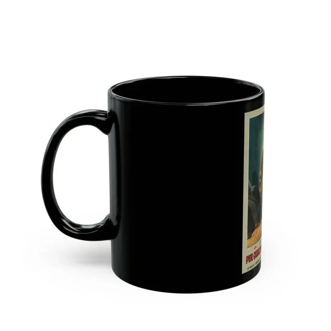 FOR A FEW DOLLARS MORE 1965 Movie Poster - Black Coffee Mug - Go Mug Yourself