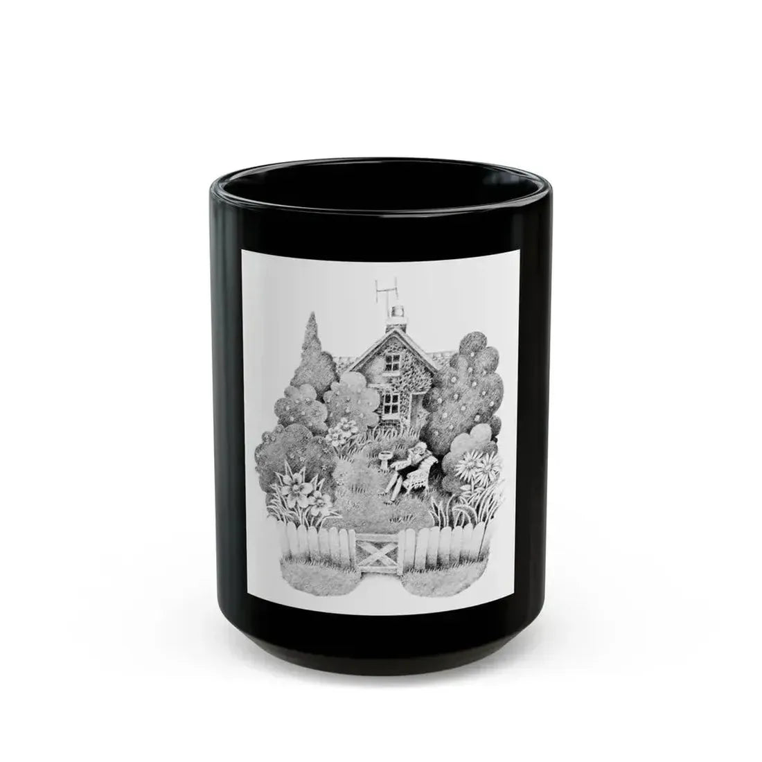 For a gardening article, 1973 - Black Coffee Mug 15oz - Go Mug Yourself