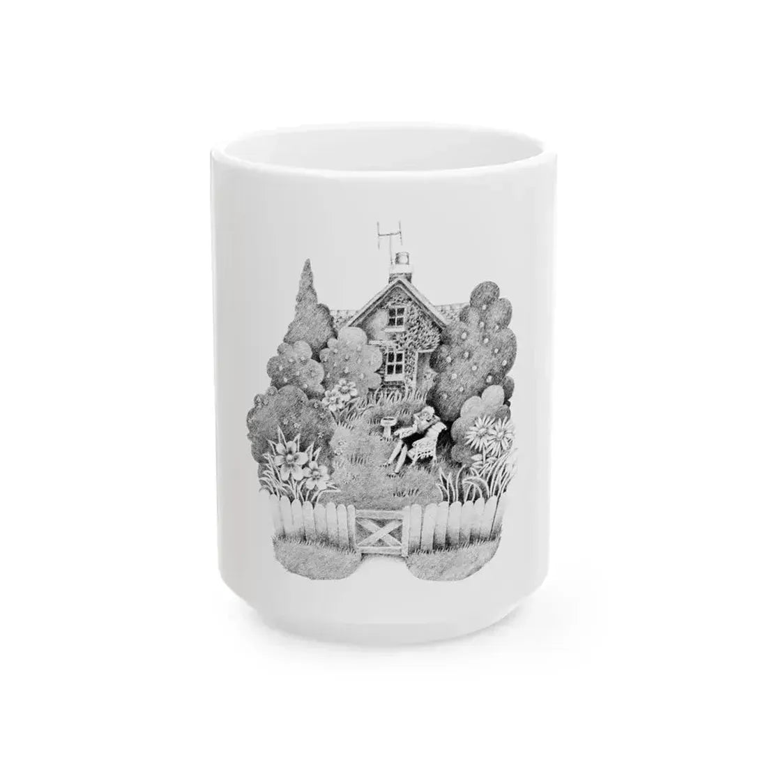 For a gardening article, 1973 - White Coffee Mug 15oz - Go Mug Yourself