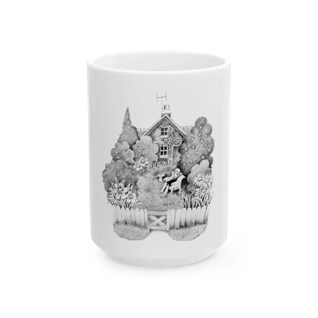 For a gardening article, 1973 - White Coffee Mug 15oz - Go Mug Yourself