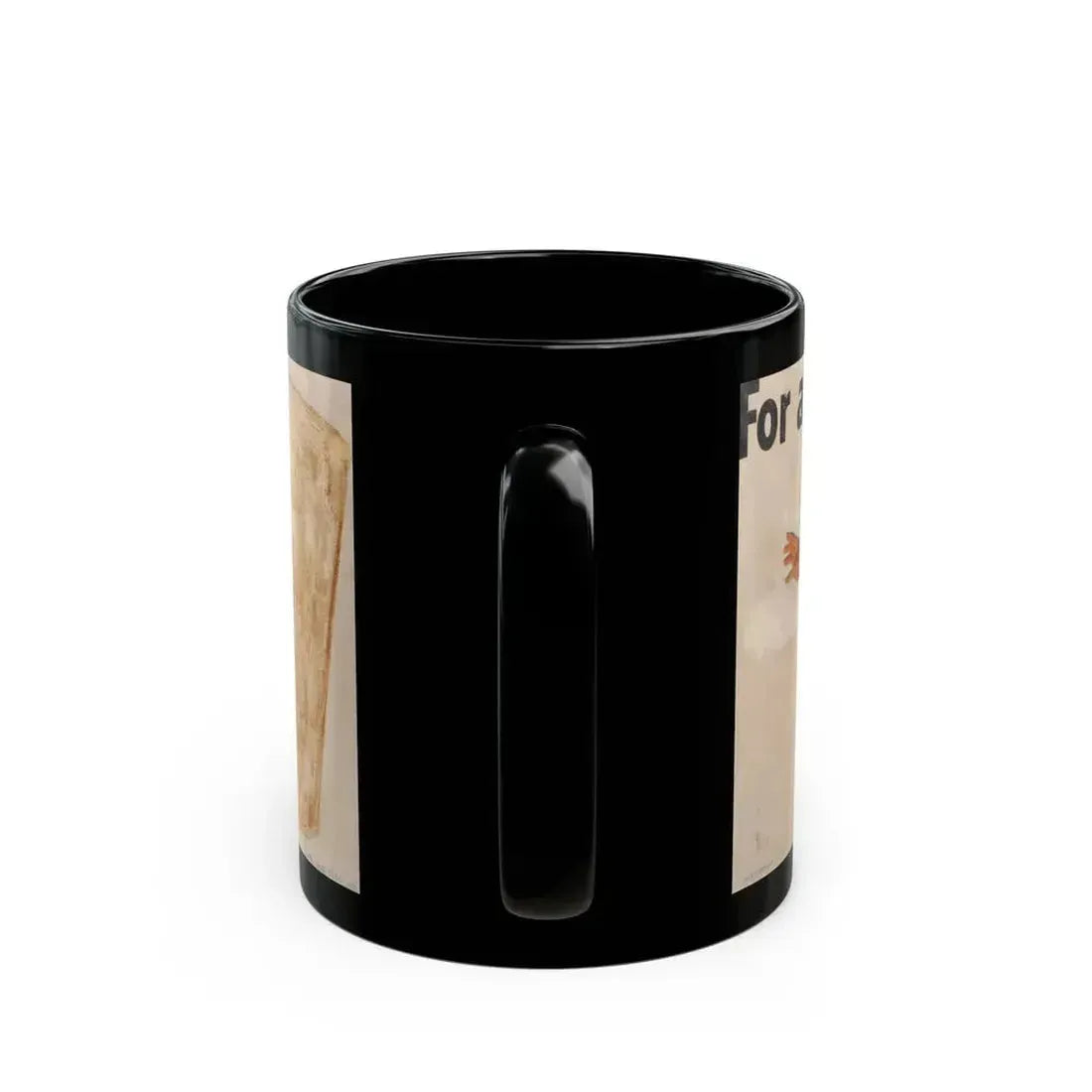 For a Good Start, Esso Oil advertisement, 1950 - Black Coffee Mug - Go Mug Yourself