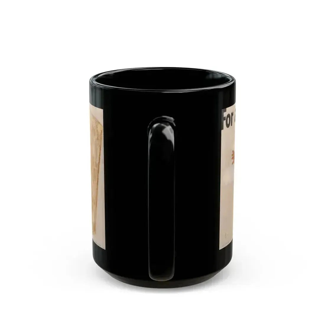 For a Good Start, Esso Oil advertisement, 1950 - Black Coffee Mug - Go Mug Yourself