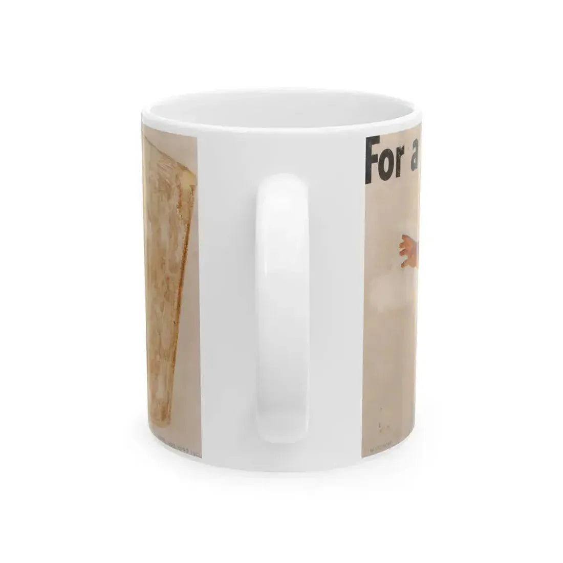 For a Good Start, Esso Oil advertisement, 1950 - White Coffee Mug - Go Mug Yourself