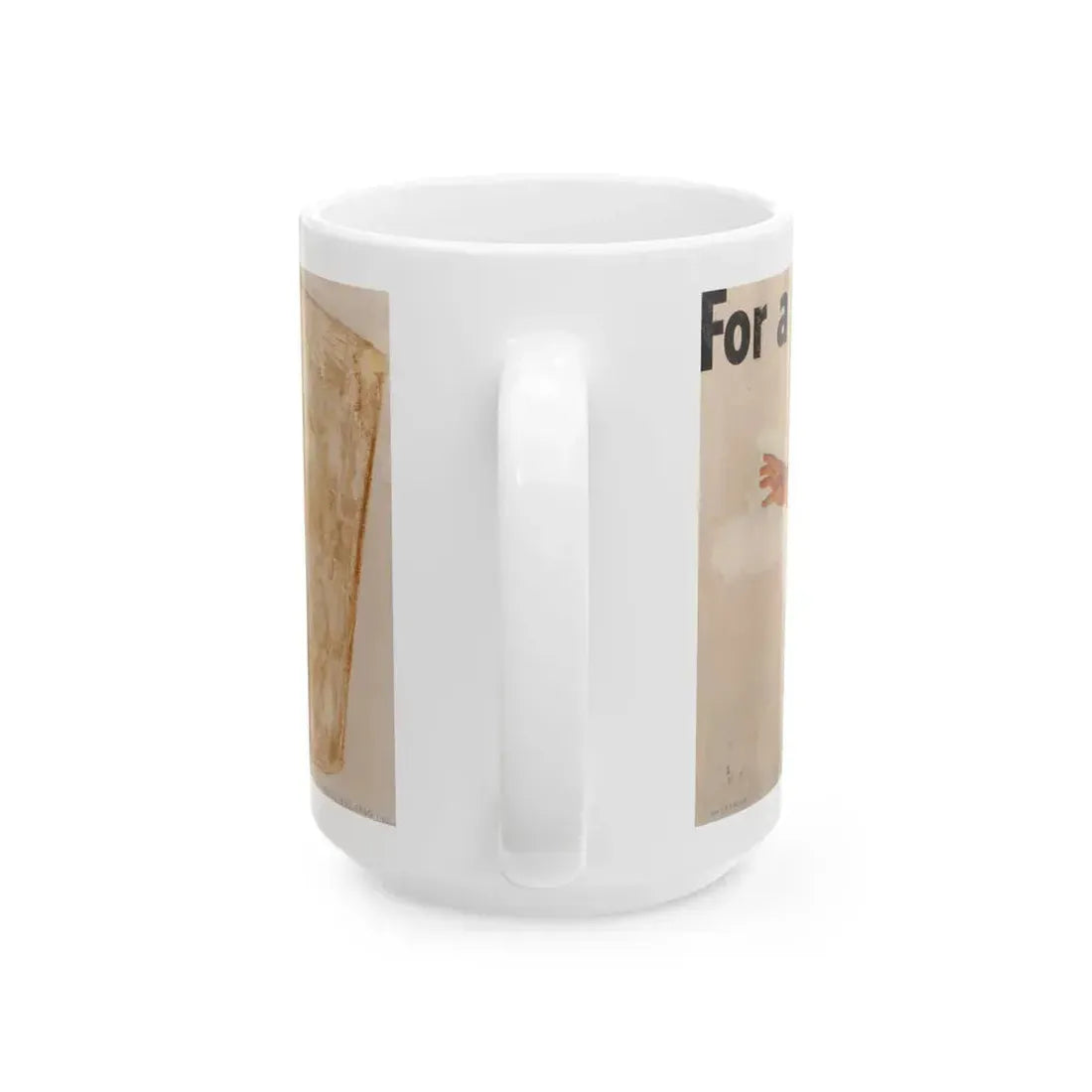 For a Good Start, Esso Oil advertisement, 1950 - White Coffee Mug - Go Mug Yourself