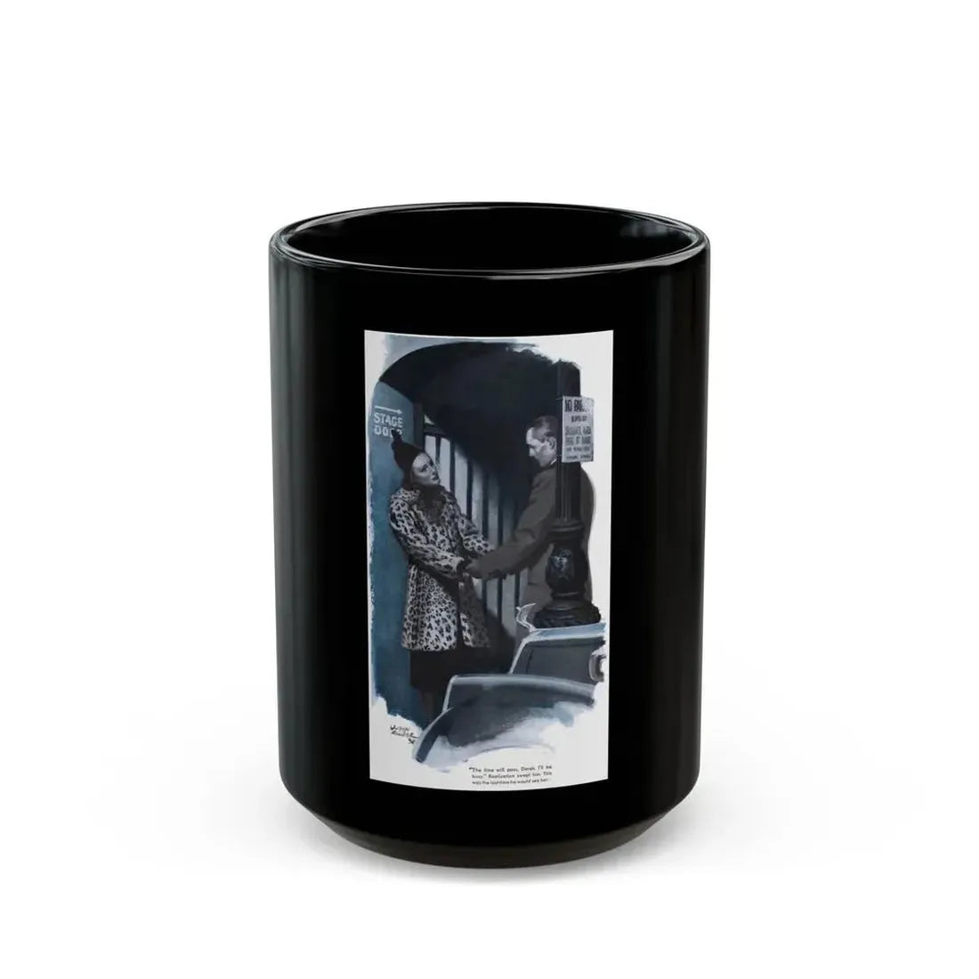 For All of Our Lives, McCall's magazine, June 1938 - Black Coffee Mug 15oz - Go Mug Yourself