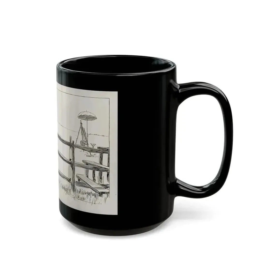 For Beginners, Life magazine, August 9, 1900 - Black Coffee Mug - Go Mug Yourself