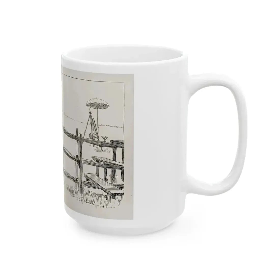 For Beginners, Life magazine, August 9, 1900 - White Coffee Mug - Go Mug Yourself