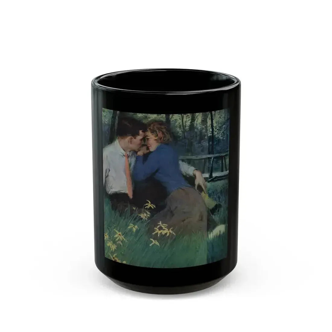 For Better and For Worse, Cosmopolitan, July 1957 - Black Coffee Mug 15oz - Go Mug Yourself