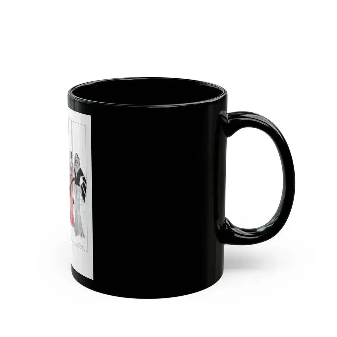 For Gala Evenings, Ladies' Home Journal, December 1931 - Black Coffee Mug - Go Mug Yourself