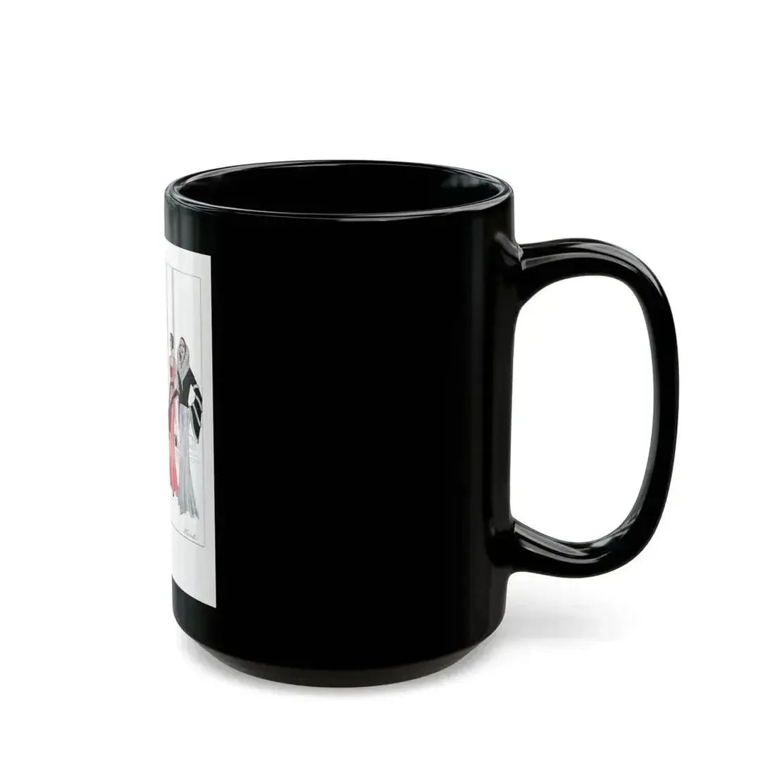 For Gala Evenings, Ladies' Home Journal, December 1931 - Black Coffee Mug - Go Mug Yourself