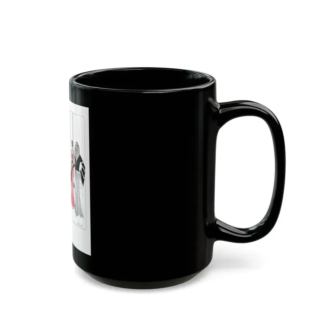For Gala Evenings, Ladies' Home Journal, December 1931 - Black Coffee Mug - Go Mug Yourself