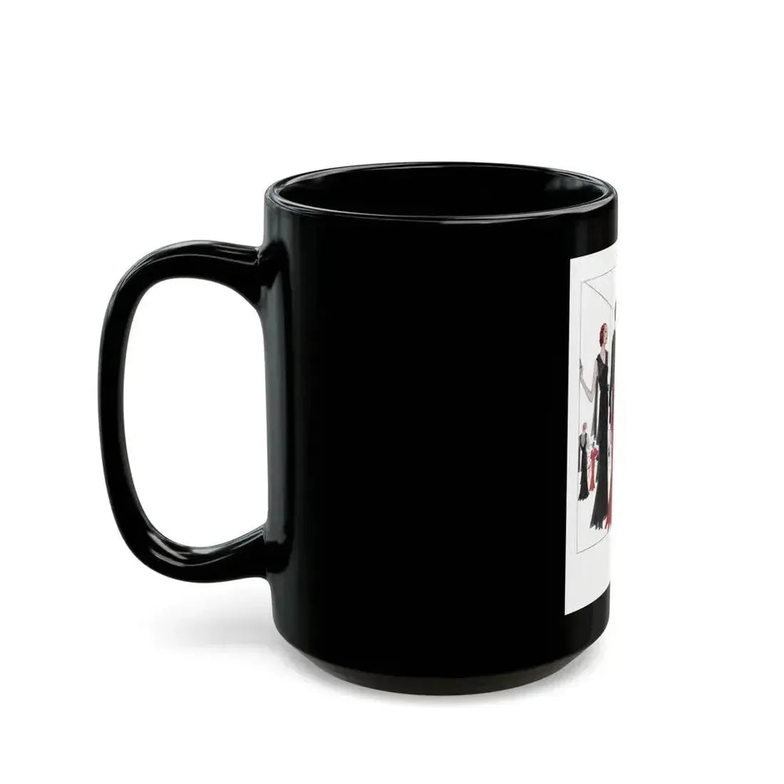 For Gala Evenings, Ladies' Home Journal, December 1931 - Black Coffee Mug - Go Mug Yourself