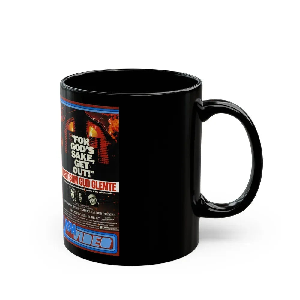 FOR GODS SAKE GET OUT (VHS COVER) - Black Coffee Mug - Go Mug Yourself