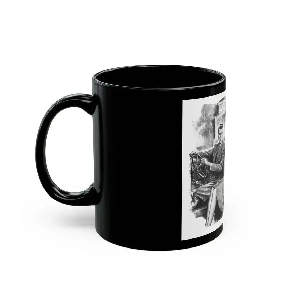 For Just A Few Photographs by Grace Elliott Taylor, Woman And Home, 1944 - Black Coffee Mug - Go Mug Yourself