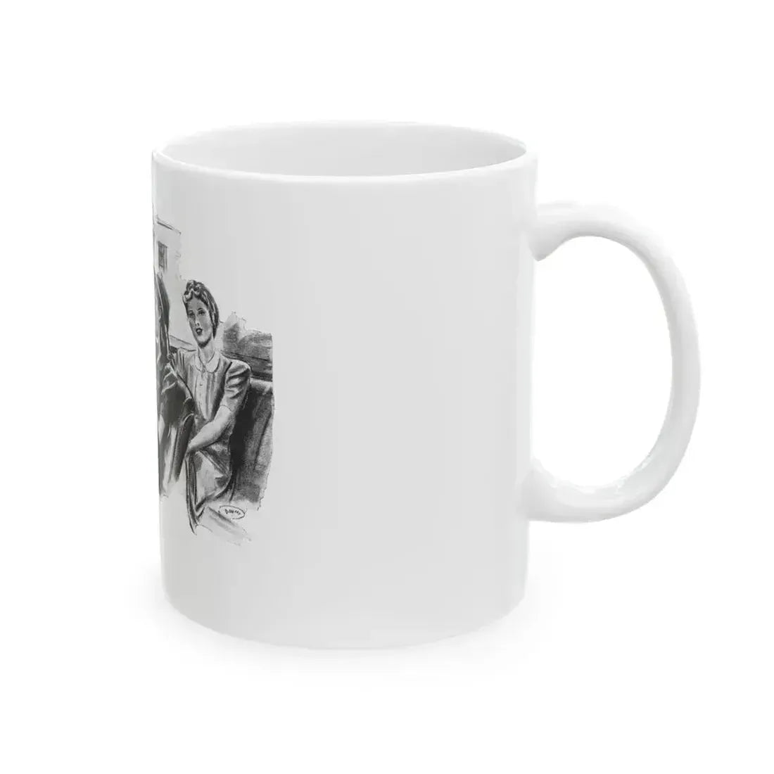 For Just A Few Photographs by Grace Elliott Taylor, Woman And Home, 1944 - White Coffee Mug - Go Mug Yourself