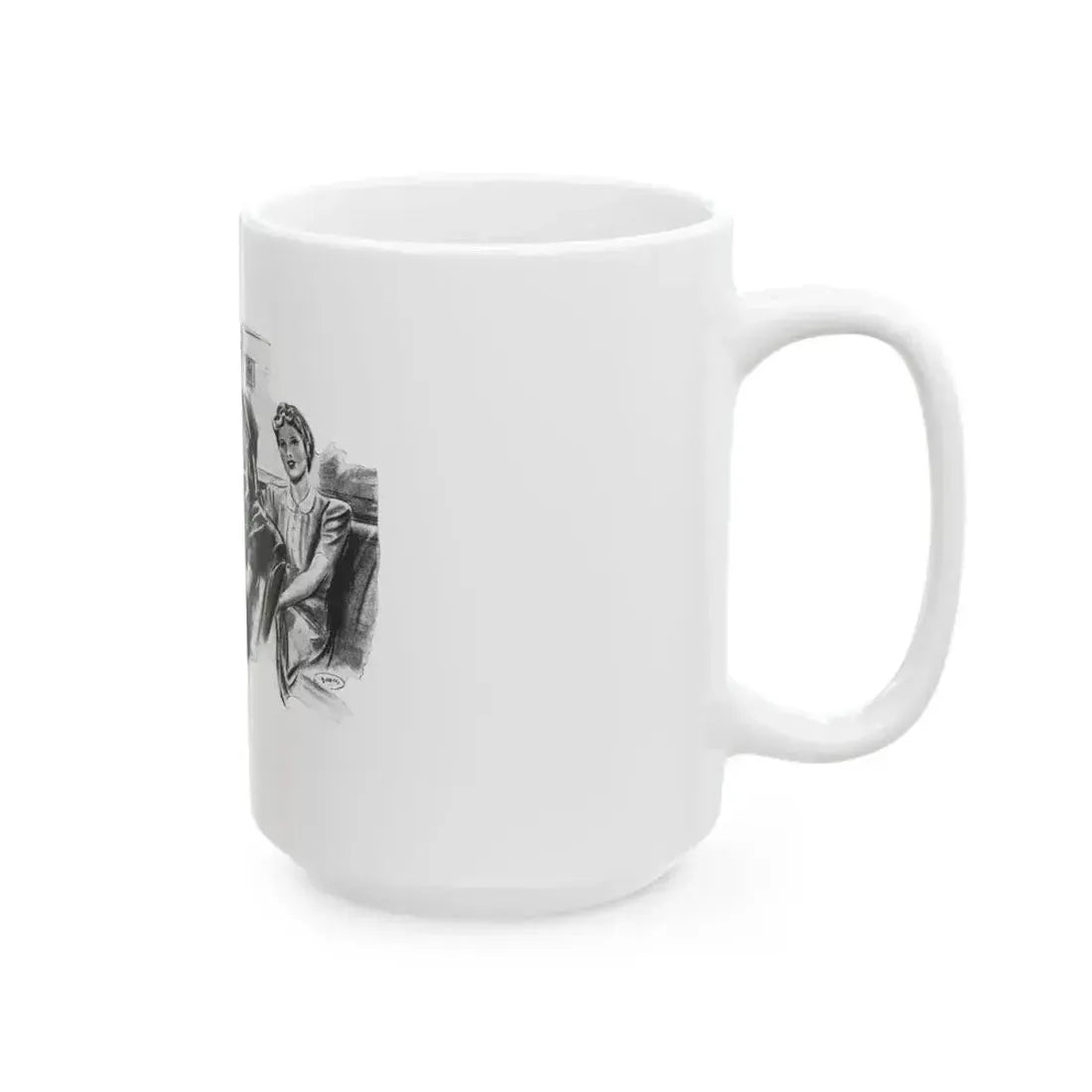 For Just A Few Photographs by Grace Elliott Taylor, Woman And Home, 1944 - White Coffee Mug - Go Mug Yourself