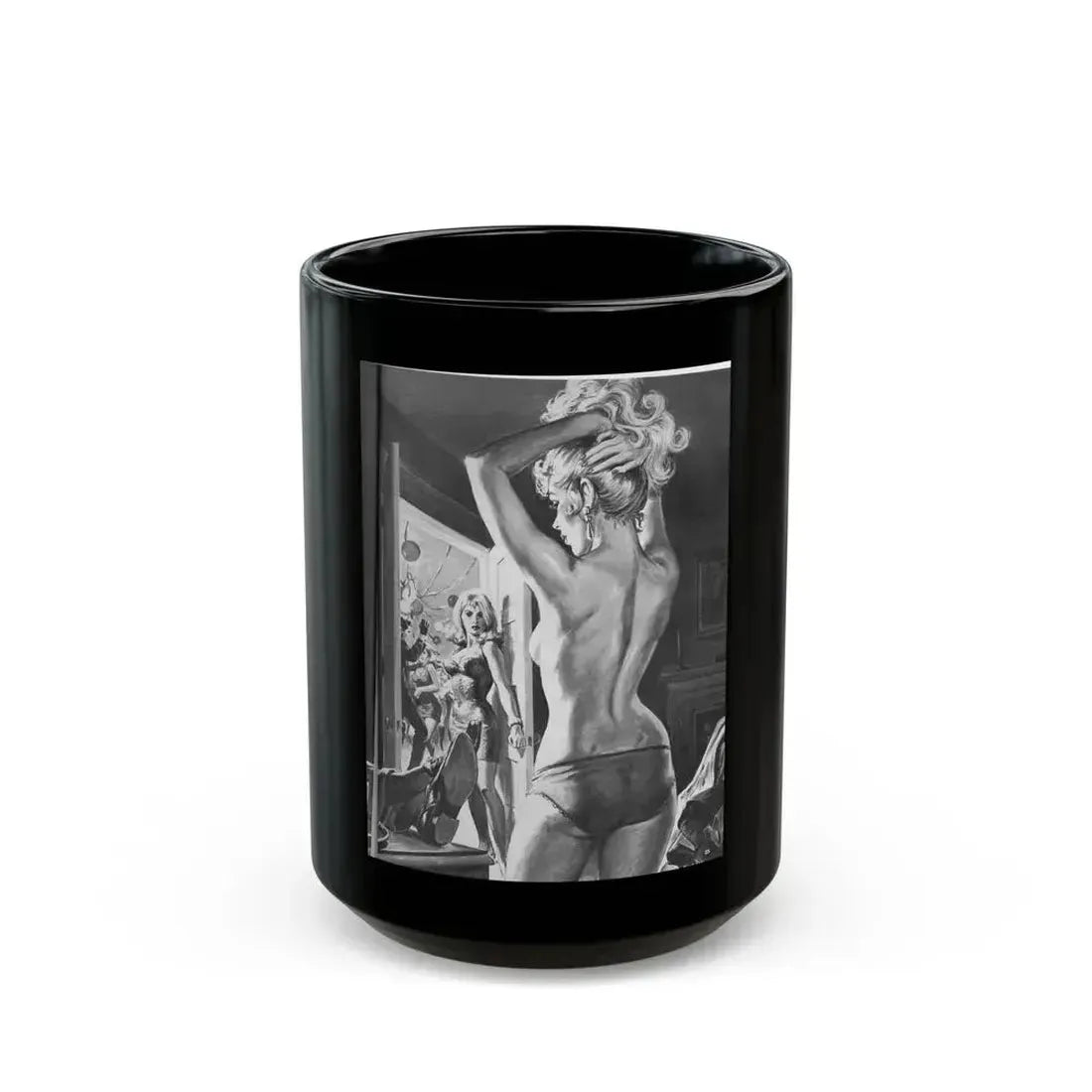 For-Men-Only-December-1968 - Black Coffee Mug 15oz - Go Mug Yourself
