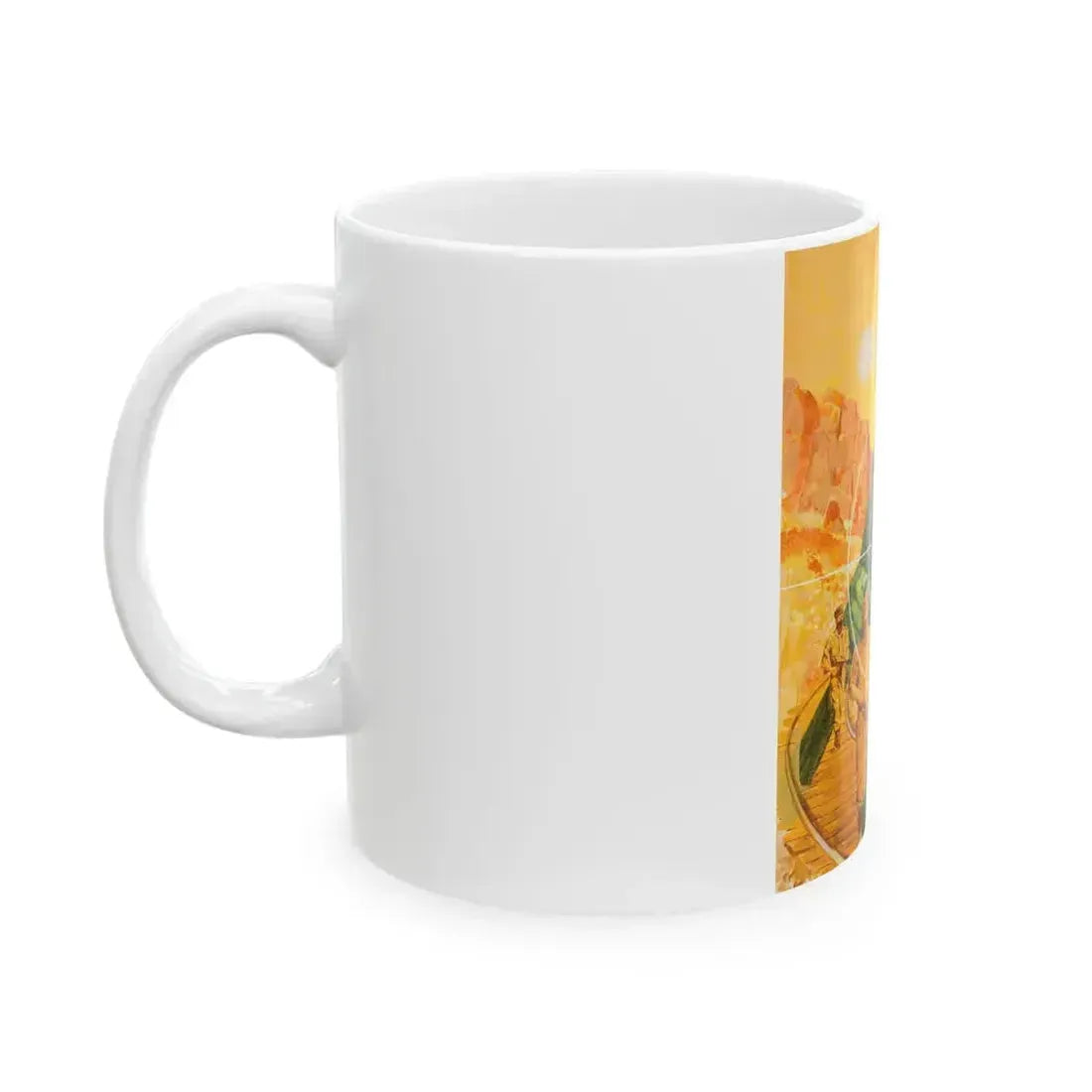 For Men Only, Men's magazine story illustration - White Coffee Mug - Go Mug Yourself