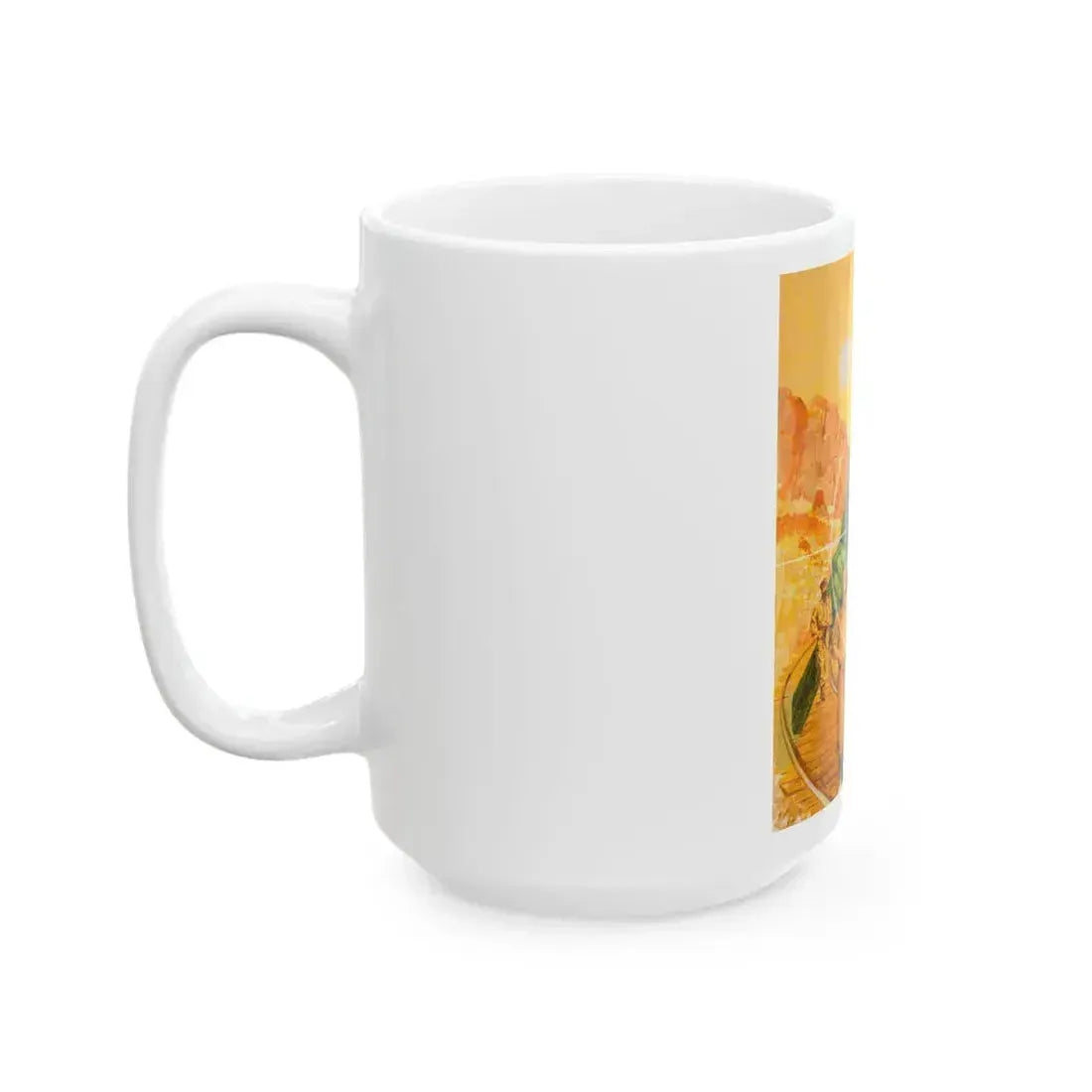 For Men Only, Men's magazine story illustration - White Coffee Mug - Go Mug Yourself