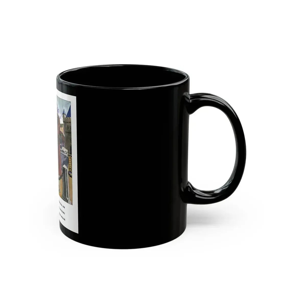 For Motoring Or General Country..., Esquire, January 1934 - Black Coffee Mug - Go Mug Yourself