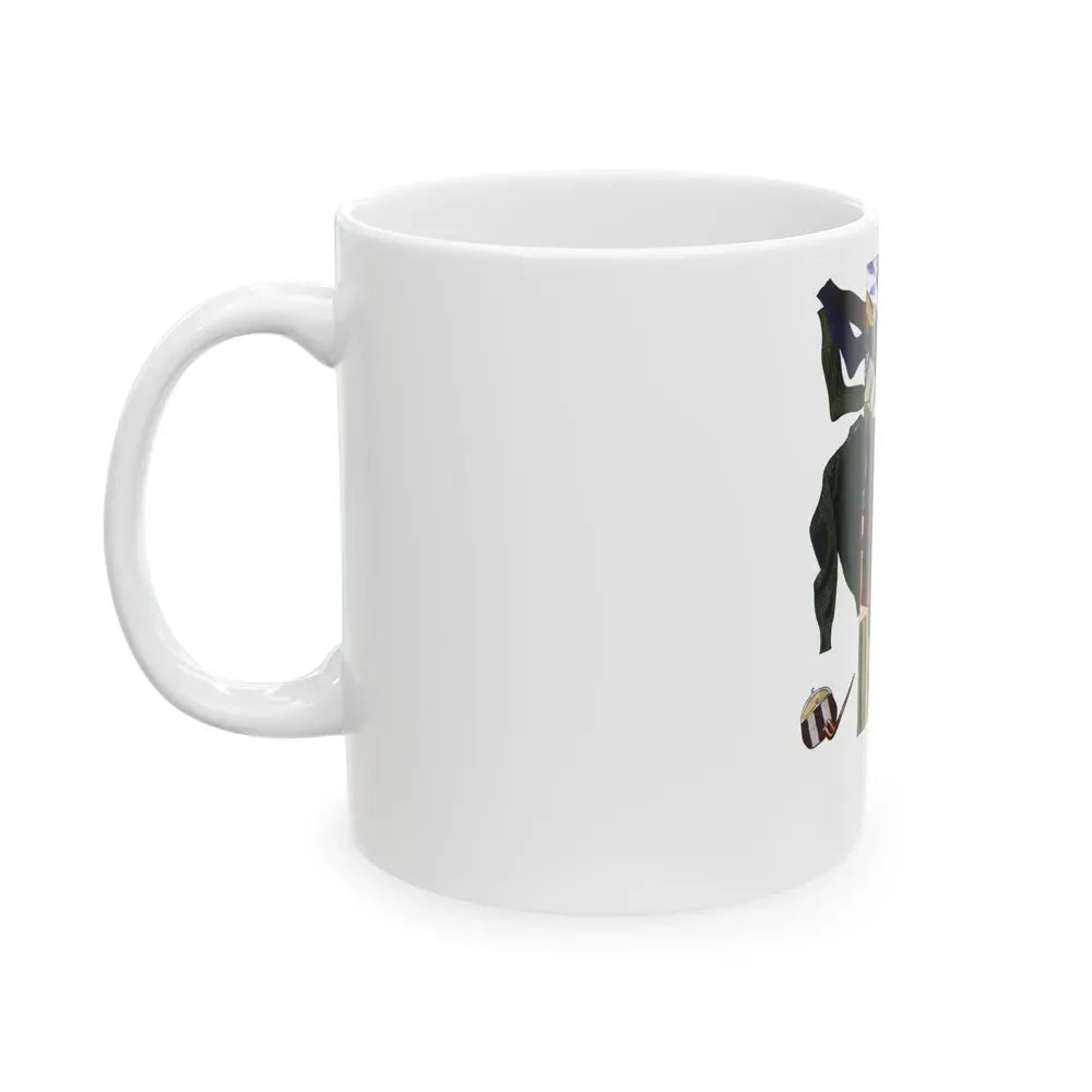 For Motoring Or General Country..., Esquire, January 1934 - White Coffee Mug - Go Mug Yourself