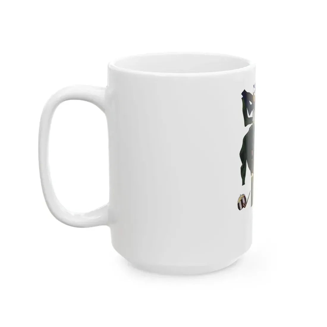 For Motoring Or General Country..., Esquire, January 1934 - White Coffee Mug - Go Mug Yourself