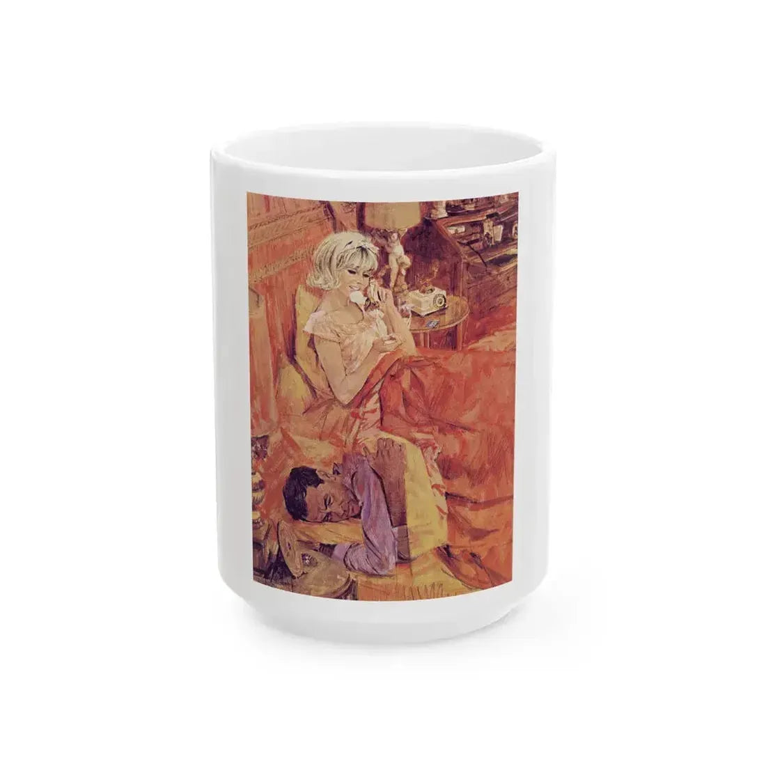 For My Possessing, Chatelaine, November 1964 - White Coffee Mug 15oz - Go Mug Yourself