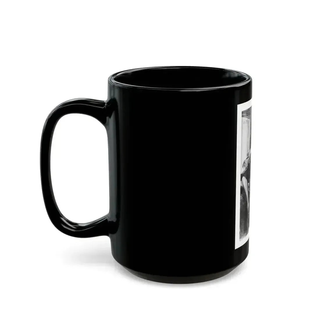 For Snow On The High Ground by Ruth Cameron Ward (1), Woman And Home, 1942 - Black Coffee Mug - Go Mug Yourself