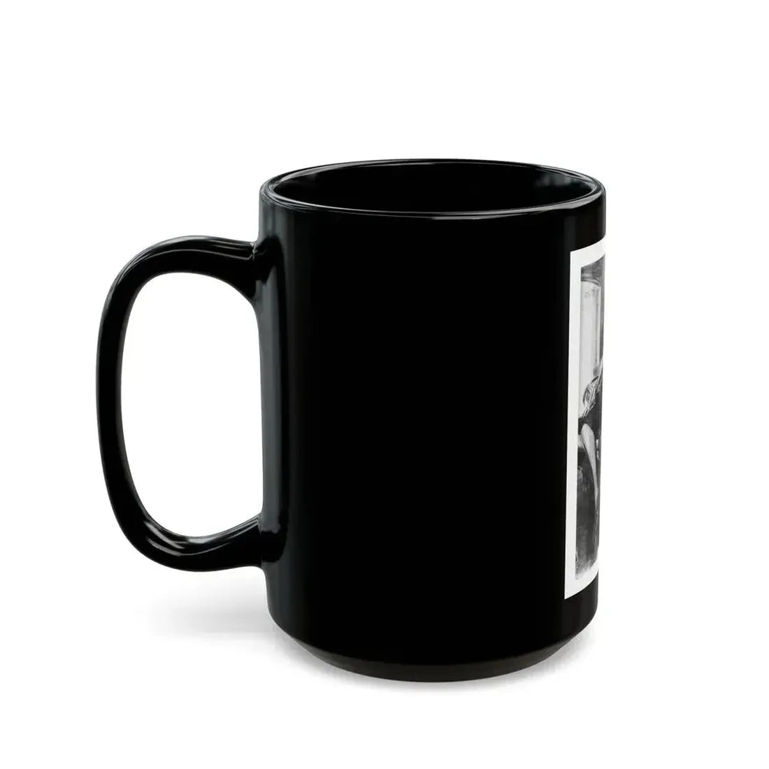 For Snow On The High Ground by Ruth Cameron Ward (1), Woman And Home, 1942 - Black Coffee Mug - Go Mug Yourself