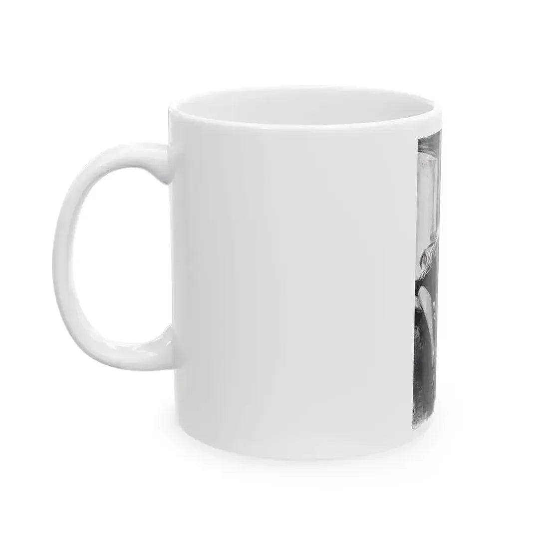 For Snow On The High Ground by Ruth Cameron Ward (1), Woman And Home, 1942 - White Coffee Mug - Go Mug Yourself