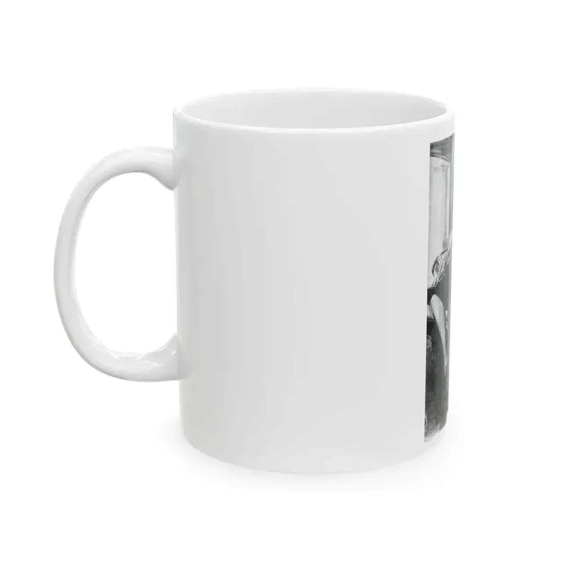 For Snow On The High Ground by Ruth Cameron Ward (1), Woman And Home, 1942 - White Coffee Mug - Go Mug Yourself