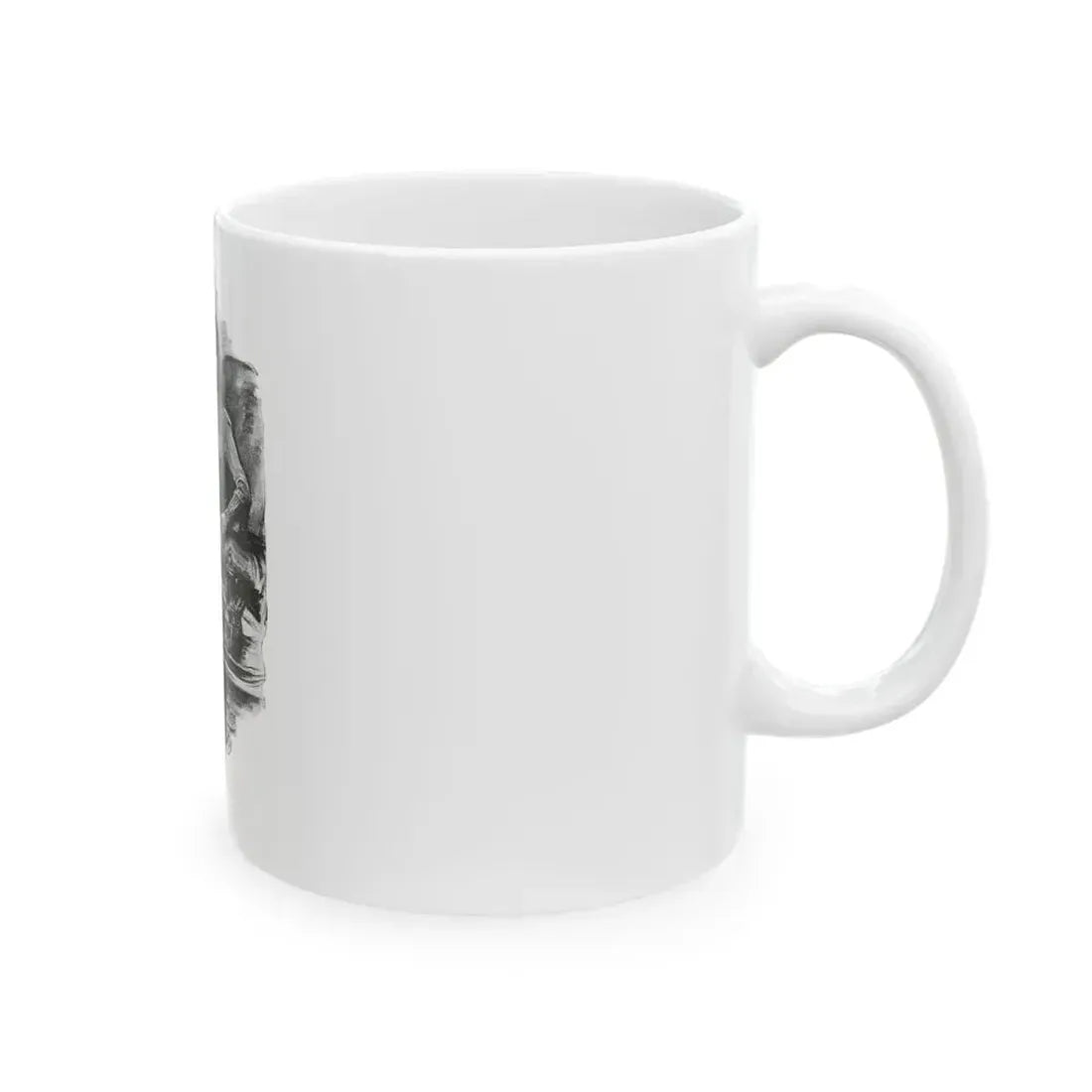 For Snow On The High Ground by Ruth Cameron Ward (1), Woman And Home, 1942 - White Coffee Mug - Go Mug Yourself
