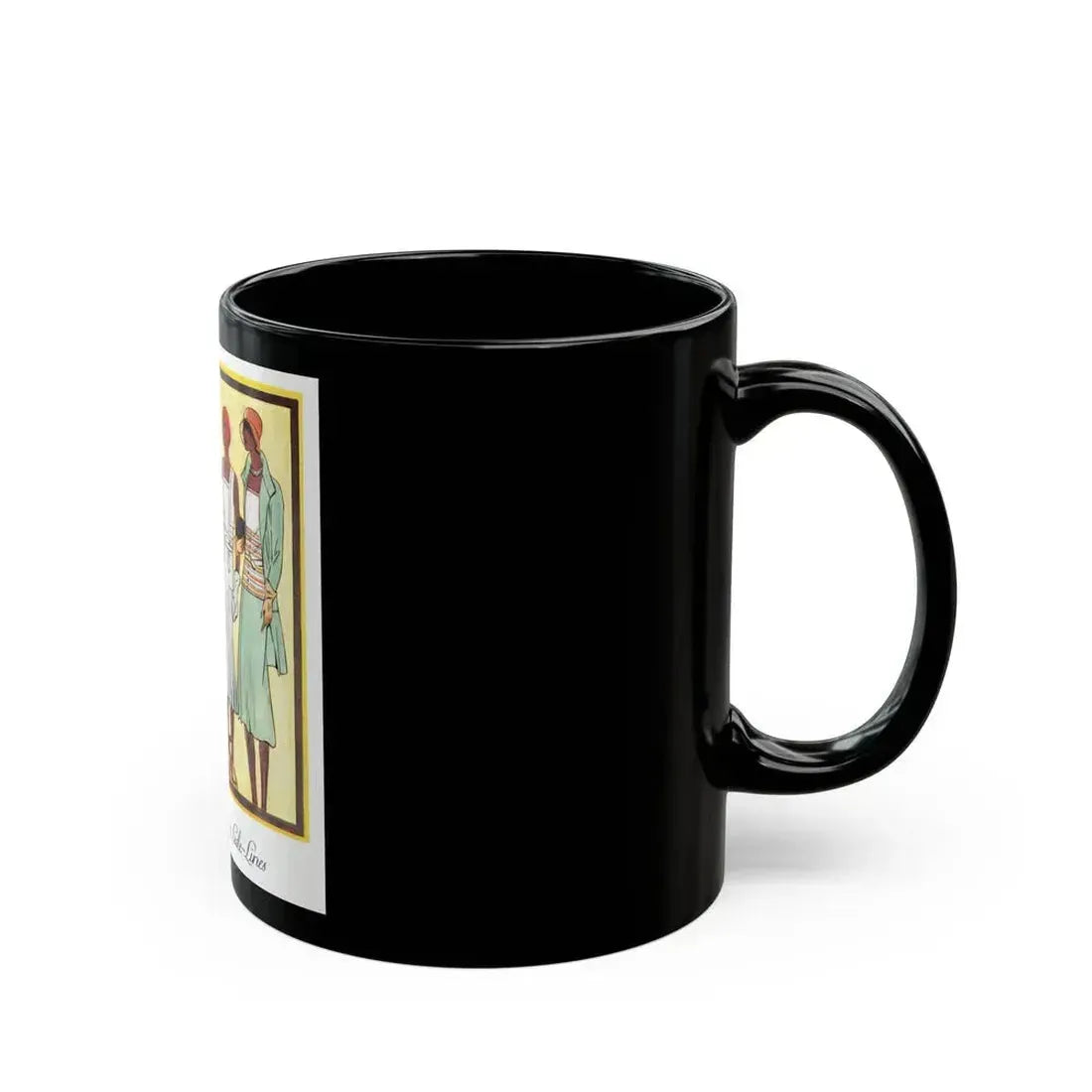 For Sports And The Side-Lines, McCall's magazine, April 1930 - Black Coffee Mug - Go Mug Yourself