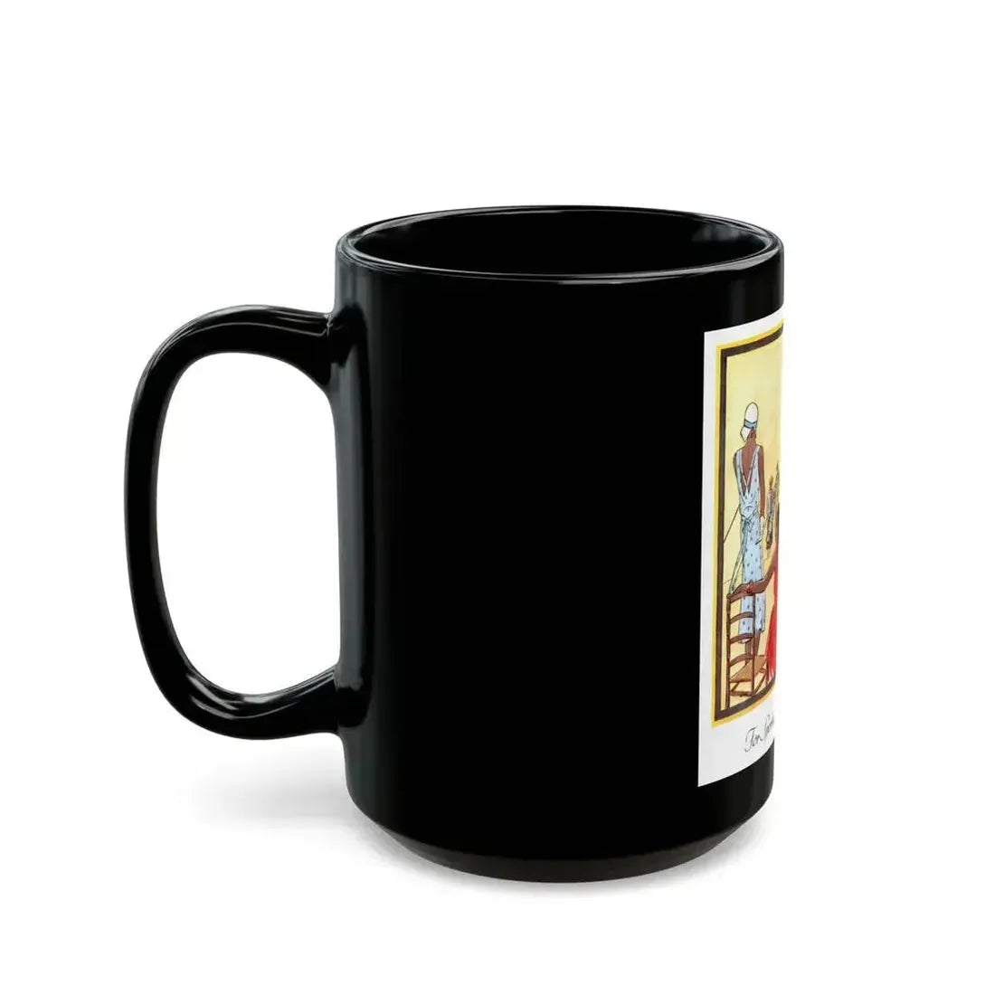 For Sports And The Side-Lines, McCall's magazine, April 1930 - Black Coffee Mug - Go Mug Yourself