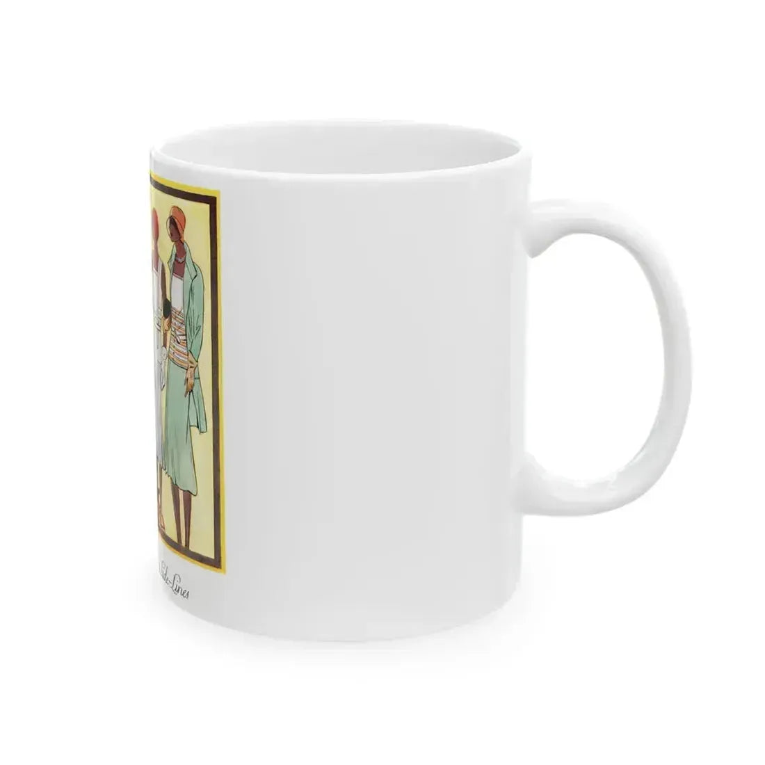 For Sports And The Side-Lines, McCall's magazine, April 1930 - White Coffee Mug - Go Mug Yourself