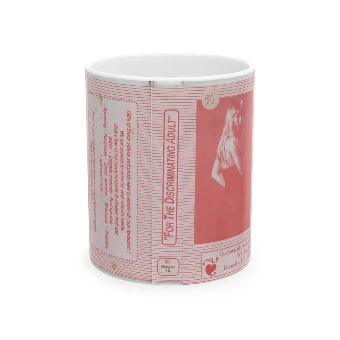 FOR THE DISCRIMINATING ADULT (VHS COVER) - White Coffee Mug 11oz - Go Mug Yourself