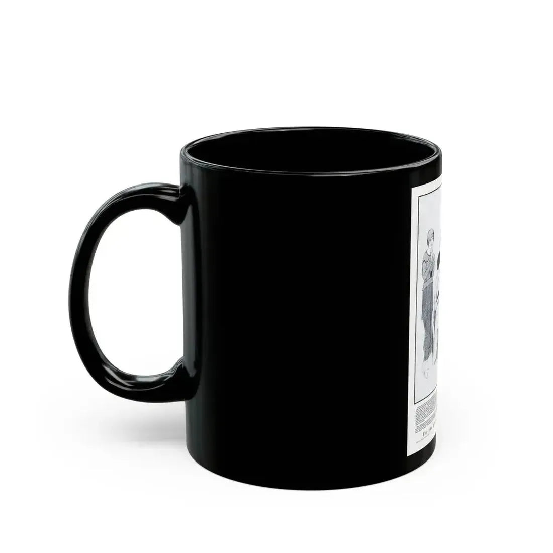 For the girl who is going away to school, Harper's Bazaar, August 1914 - Black Coffee Mug - Go Mug Yourself
