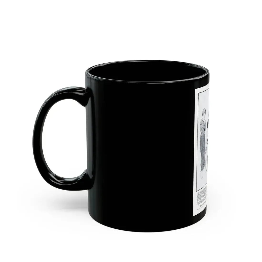 For the girl who is going away to school, Harper's Bazaar, August 1914 - Black Coffee Mug - Go Mug Yourself