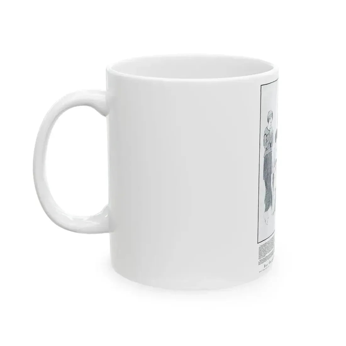 For the girl who is going away to school, Harper's Bazaar, August 1914 - White Coffee Mug - Go Mug Yourself