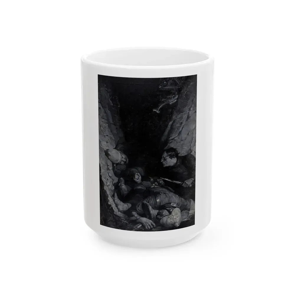 For the Great Father, Scribner's magazine interior illustration, March 1917 - White Coffee Mug 15oz - Go Mug Yourself