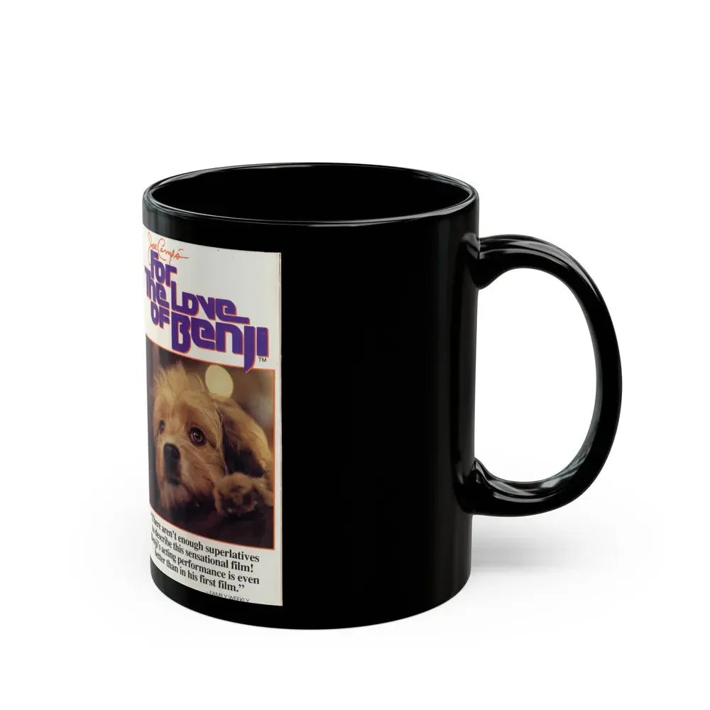 FOR THE LOVE OF BENGI (VHS COVER) - Black Coffee Mug - Go Mug Yourself