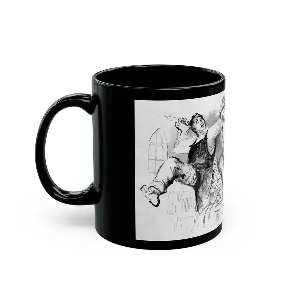 For The Love of Birdie May, Nugget magazine, October 1956 - Black Coffee Mug - Go Mug Yourself