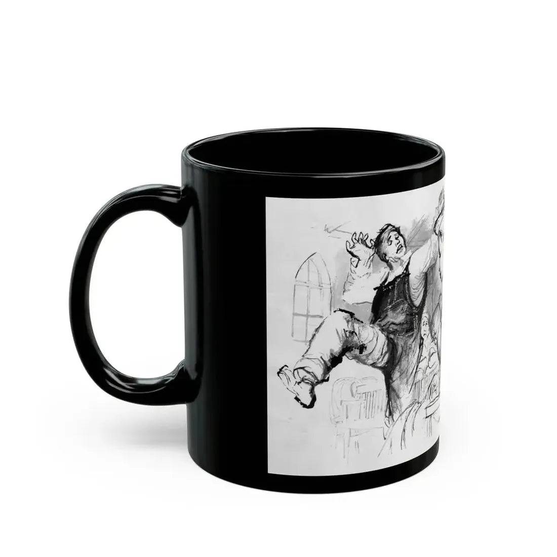 For The Love of Birdie May, Nugget magazine, October 1956 - Black Coffee Mug - Go Mug Yourself