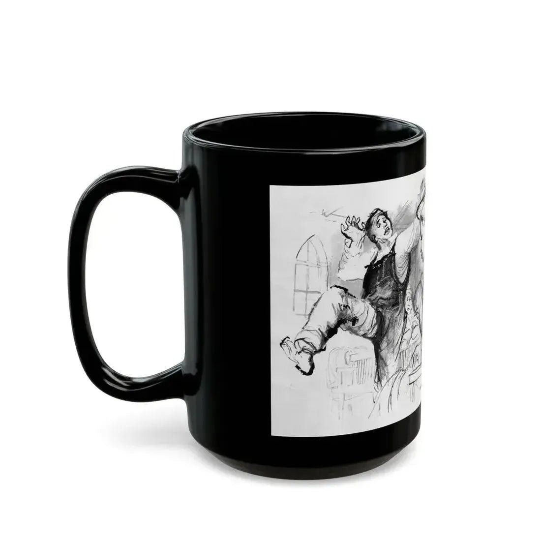 For The Love of Birdie May, Nugget magazine, October 1956 - Black Coffee Mug - Go Mug Yourself