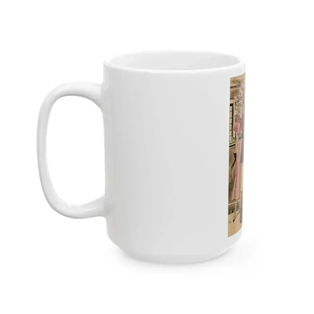 For the Love of Hell, You're Going to Play Polo in an Hour, Always Tomorrow, book illustration - White Coffee Mug - Go Mug Yourself