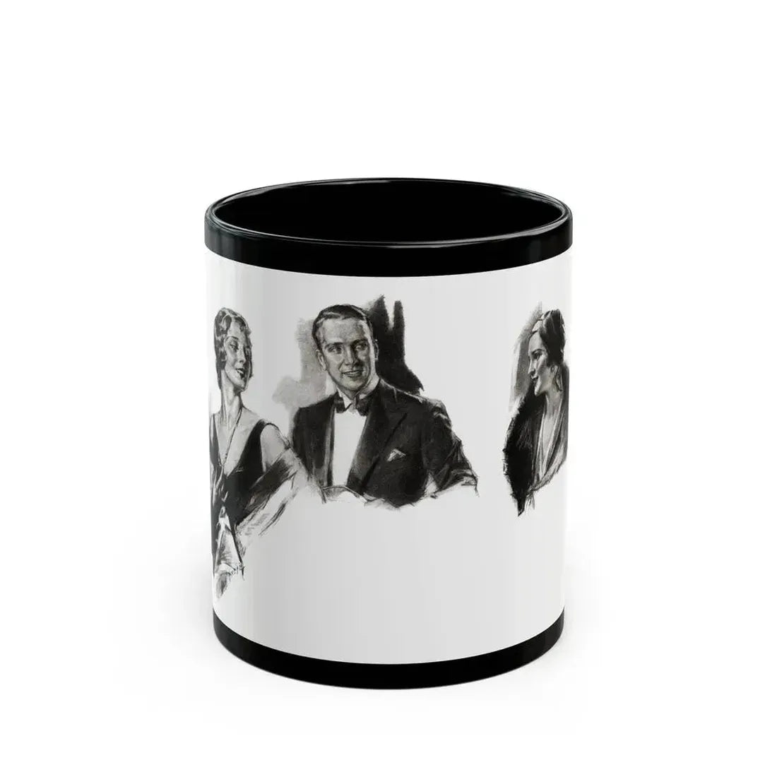 For The Love of Mike (1), Cosmopolitan, October 1930 - Black Coffee Mug 11oz - Go Mug Yourself