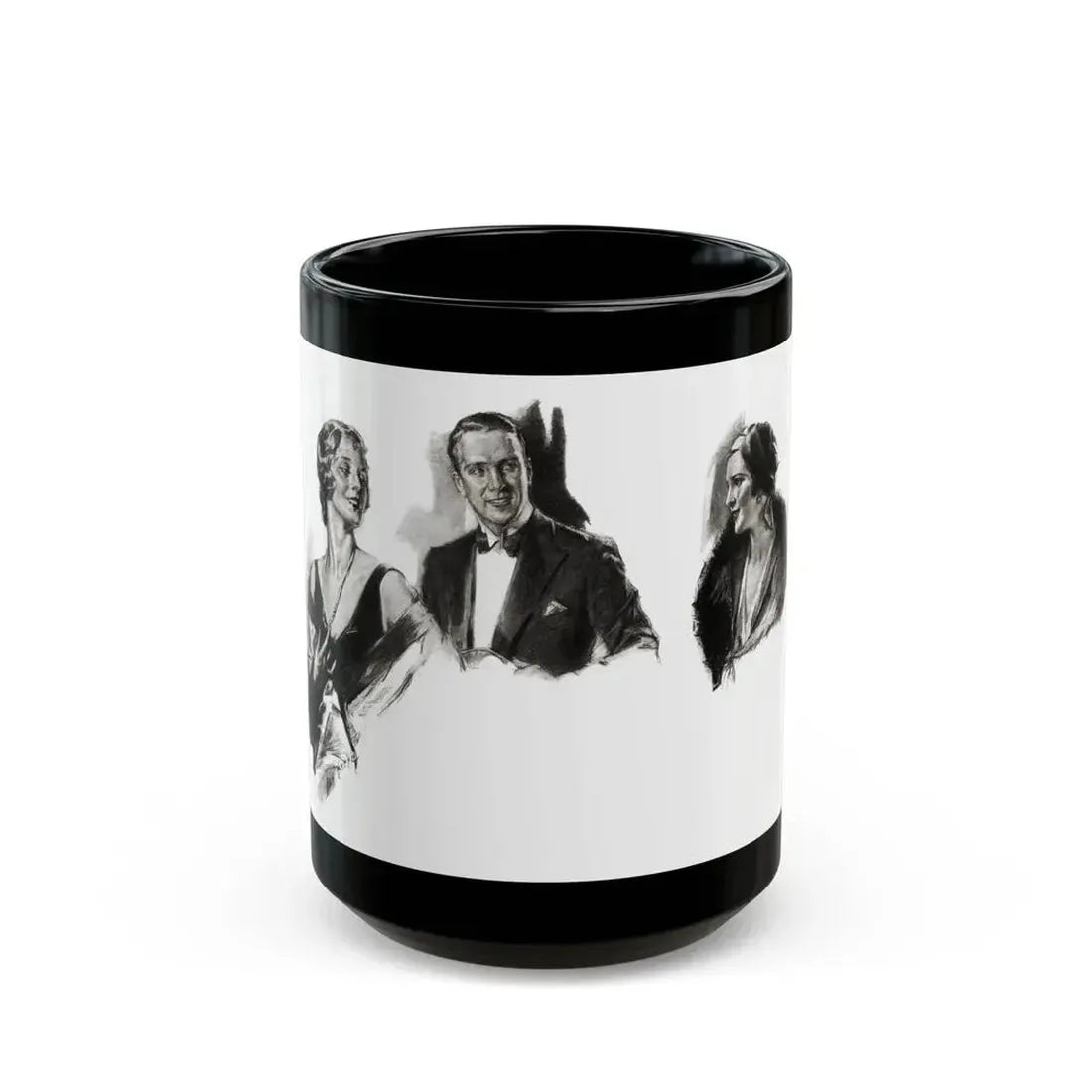 For The Love of Mike (1), Cosmopolitan, October 1930 - Black Coffee Mug 15oz - Go Mug Yourself