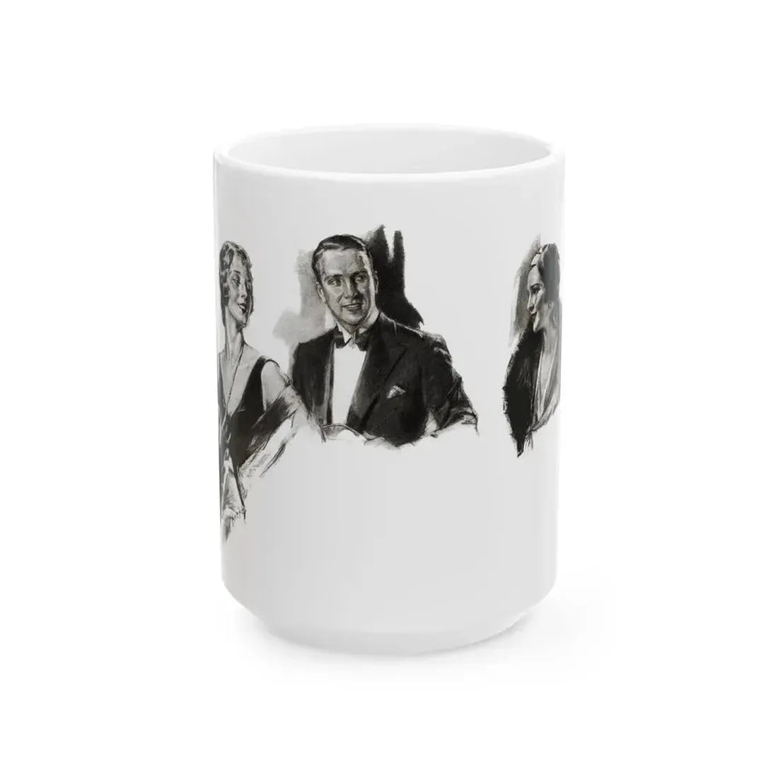 For The Love of Mike (1), Cosmopolitan, October 1930 - White Coffee Mug 15oz - Go Mug Yourself