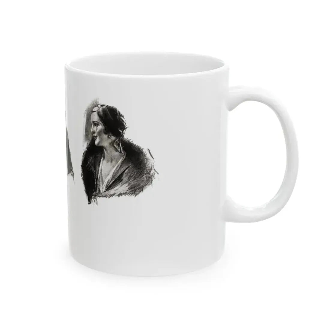 For The Love of Mike (1), Cosmopolitan, October 1930 - White Coffee Mug - Go Mug Yourself